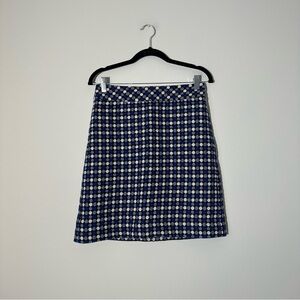 Talbots blue Dot Wool skirt size 2
